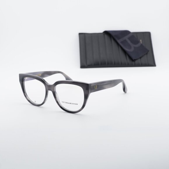 Victoria Beckham VB2674 036 Cat Eye Eyeglasses - Striped Grey 53mm main image 7